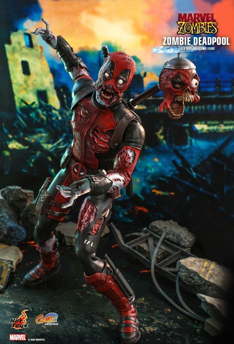 HOTCMS06 Marvel Zombies (comics) - Deadpool 1:6 Scale 12" Action Figure - Hot Toys - Titan Pop Culture