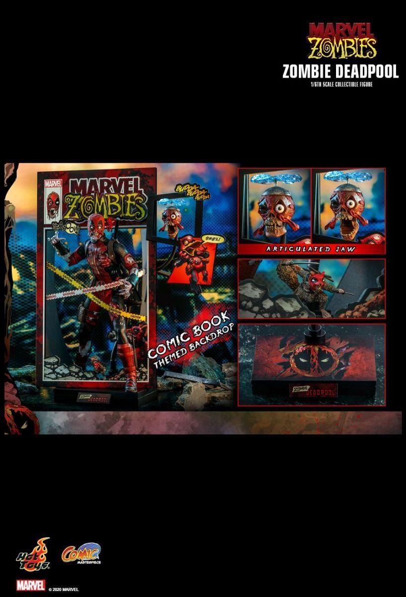 HOTCMS06 Marvel Zombies (comics) - Deadpool 1:6 Scale 12" Action Figure - Hot Toys - Titan Pop Culture