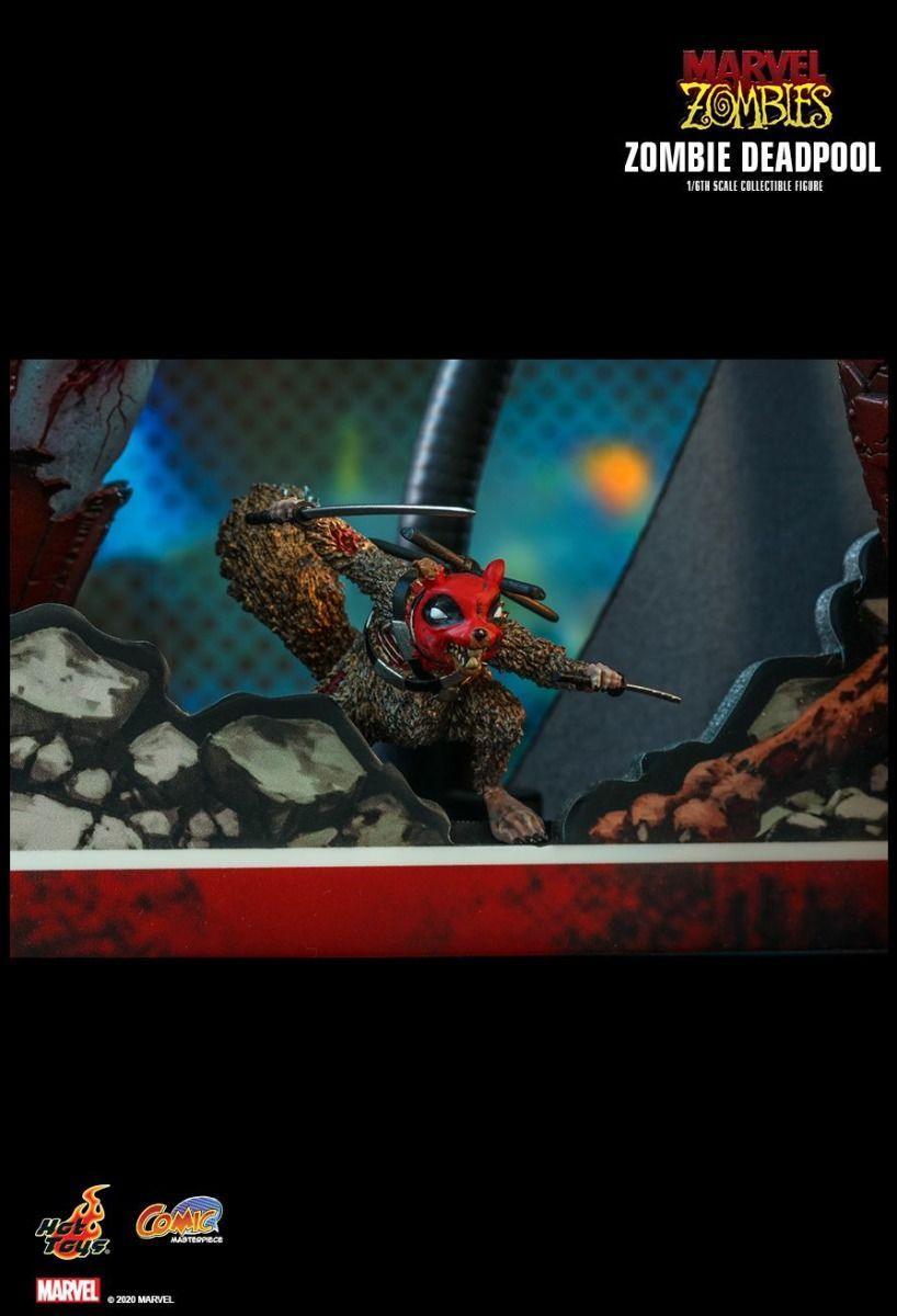 HOTCMS06 Marvel Zombies (comics) - Deadpool 1:6 Scale 12" Action Figure - Hot Toys - Titan Pop Culture