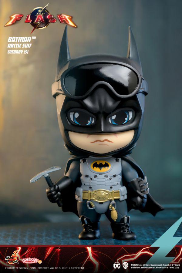 HOTCOSB1049 The Flash (2023) - Batman (Arctic Suit) Cosbaby - Hot Toys - Titan Pop Culture