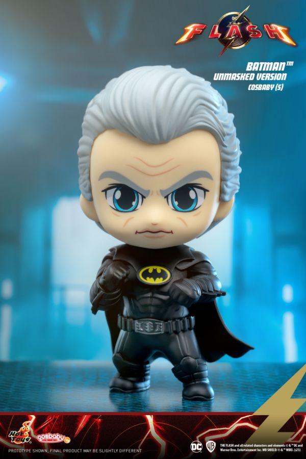 HOTCOSB1058 The Flash (2023) - Batman (Unmasked) Cosbaby - Hot Toys - Titan Pop Culture