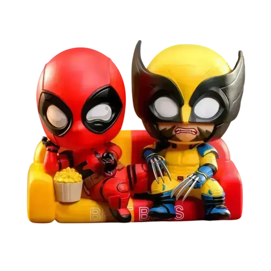 HOTCOSB1121 Deadpool & Wolverine - Best Buds on Sofa Cosbaby - Hot Toys - Titan Pop Culture