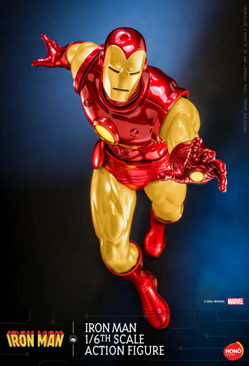 Iron Man - Figura de acción coleccionable a escala 1:6 de Iron Man (HONO STUDIOS)
