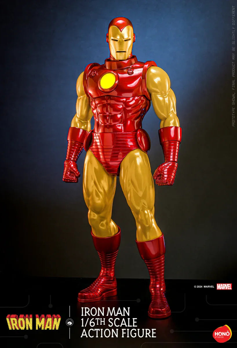 Iron Man - Figura de acción coleccionable a escala 1:6 de Iron Man (HONO STUDIOS)