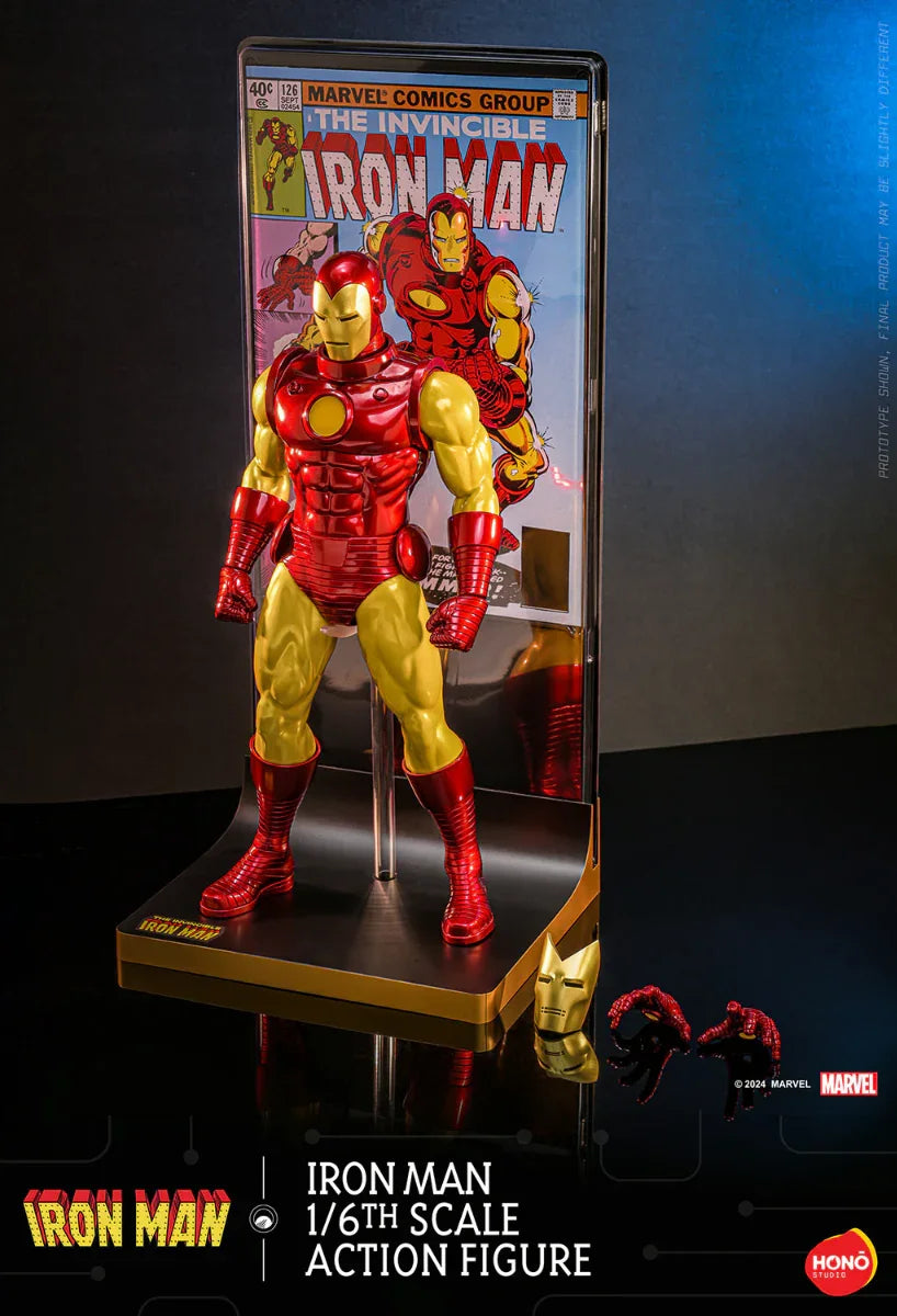 Iron Man - Figura de acción coleccionable a escala 1:6 de Iron Man (HONO STUDIOS)