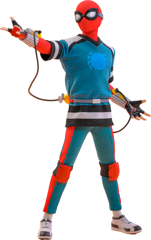 Tu amigable vecino Spider-Man - Figura de acción de Spider-Man con traje casero a escala 1:6