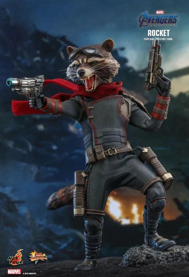HOTMMS548 Avengers 4: Endgame - Rocket Raccoon 1:6 Scale Action Figure - Hot Toys - Titan Pop Culture