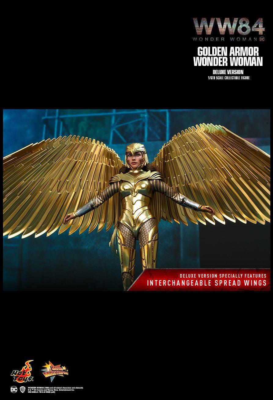 HOTMMS578 Wonder Woman 2: WW84 - Golden Armor Deluxe 1:6 Scale 12" Action Figure - Hot Toys - Titan Pop Culture