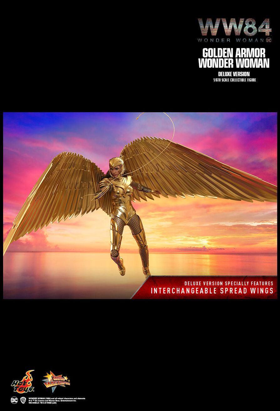 HOTMMS578 Wonder Woman 2: WW84 - Golden Armor Deluxe 1:6 Scale 12" Action Figure - Hot Toys - Titan Pop Culture