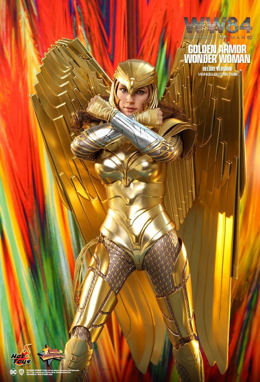 HOTMMS578 Wonder Woman 2: WW84 - Golden Armor Deluxe 1:6 Scale 12" Action Figure - Hot Toys - Titan Pop Culture