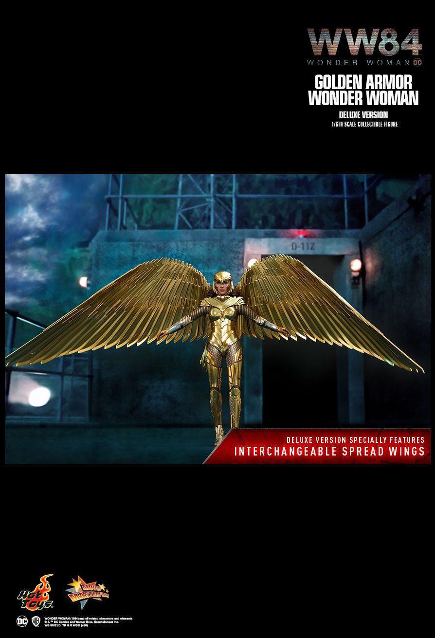 HOTMMS578 Wonder Woman 2: WW84 - Golden Armor Deluxe 1:6 Scale 12" Action Figure - Hot Toys - Titan Pop Culture