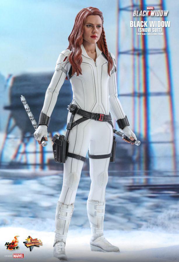 HOTMMS601 Black Widow (2021) - Black Widow (Snow Suit) 1:6 Scale 12" Action Figure - Hot Toys - Titan Pop Culture