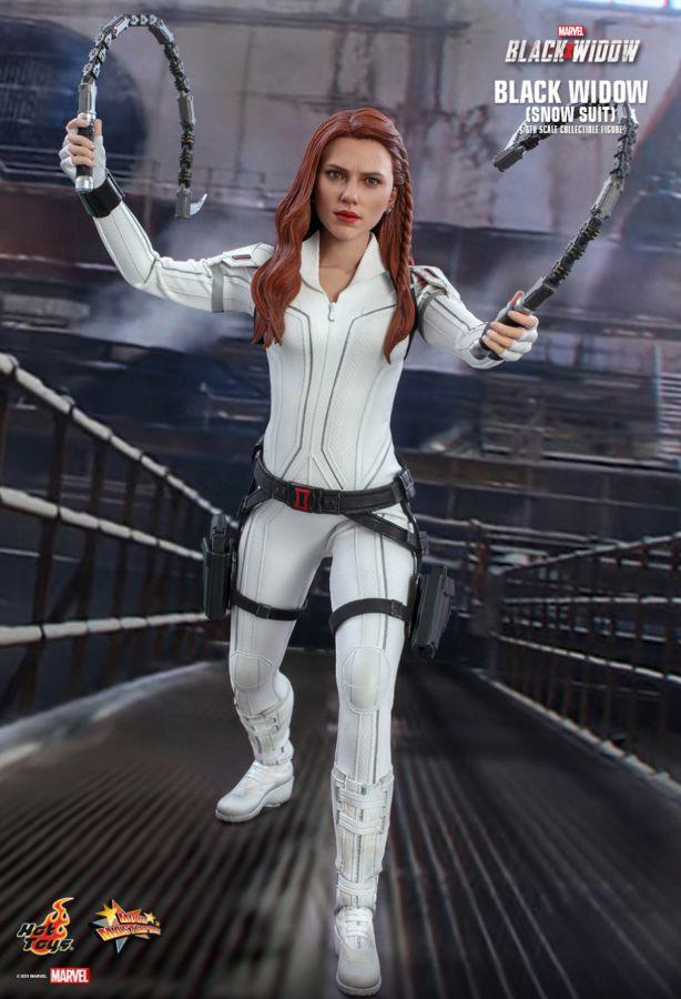 HOTMMS601 Black Widow (2021) - Black Widow (Snow Suit) 1:6 Scale 12" Action Figure - Hot Toys - Titan Pop Culture