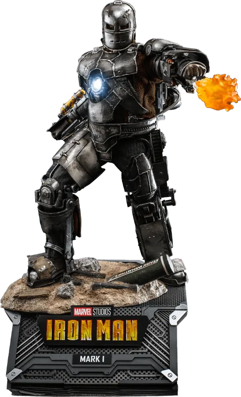 HOTMMS605D40 Iron Man (2008) - Iron Man Mark I 1:6 Scale Collectable Action Figure - Hot Toys - Titan Pop Culture