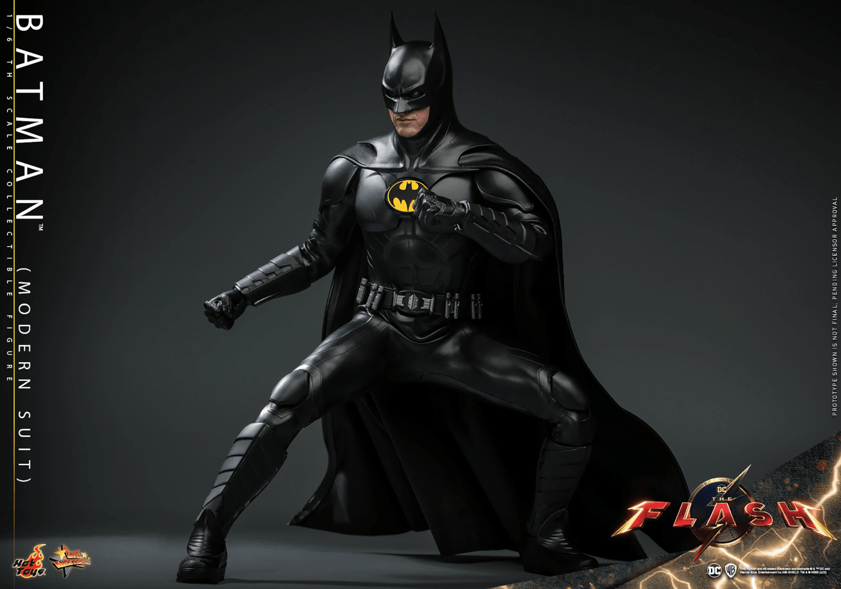 HOTMMS712 The Flash (2023) - Batman (Modern Suit) 1:6 Scale Action Figure - Hot Toys - Titan Pop Culture