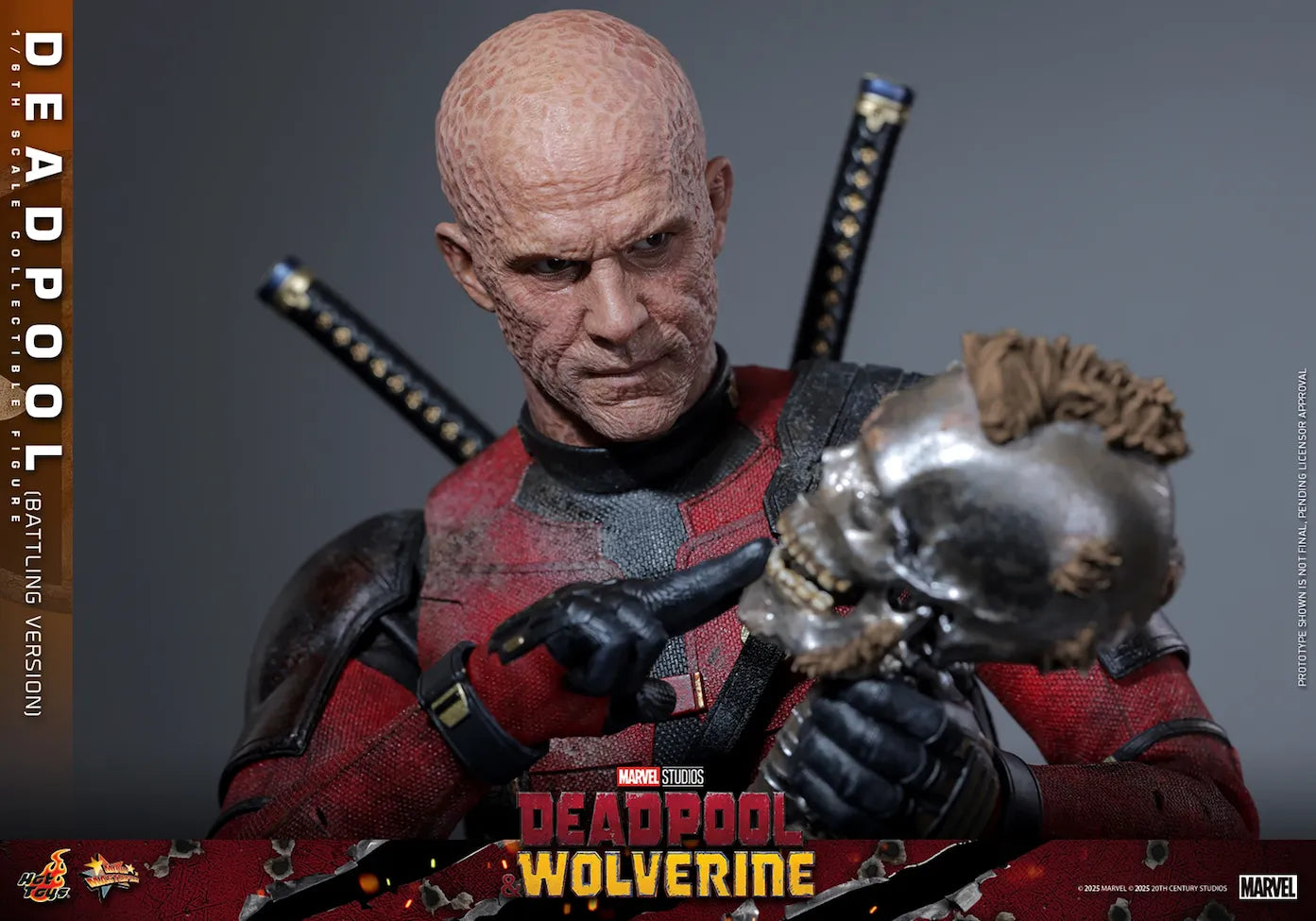 HOTMMS782 Deadpool & Wolverine - Deadpool (Battling Version) 1:6 Scale Collectible Action Figure - Hot Toys - Titan Pop Culture