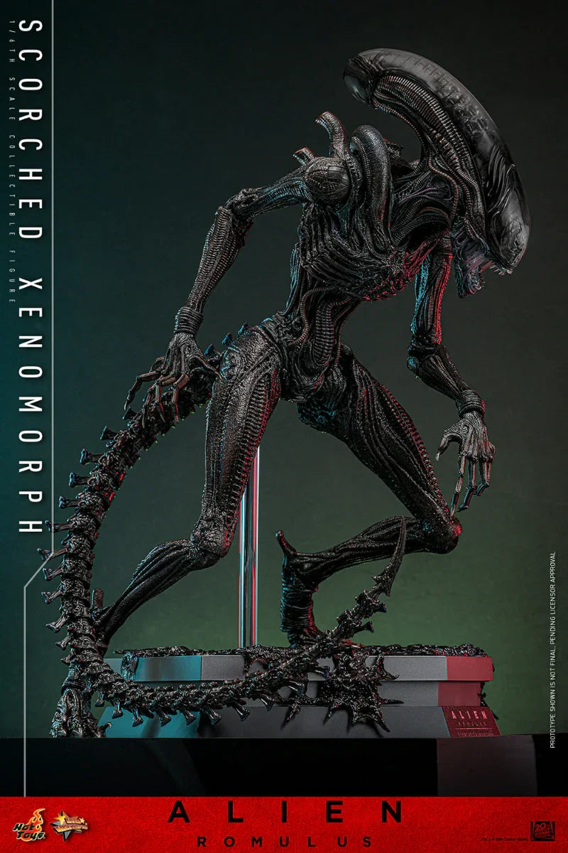 Alien: Romulus - Figura de acción coleccionable de Xenomorfo Quemado a escala 1:6