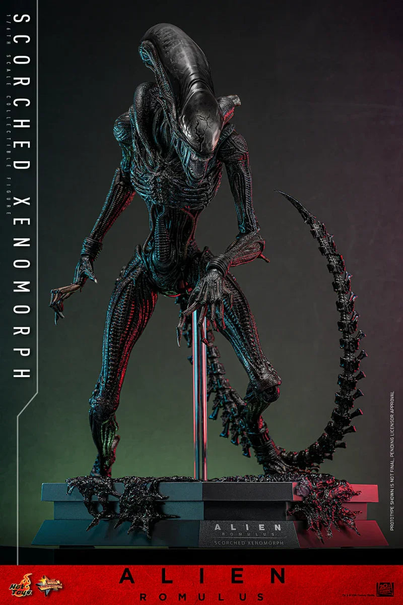 Alien: Romulus - Figura de acción coleccionable de Xenomorfo Quemado a escala 1:6