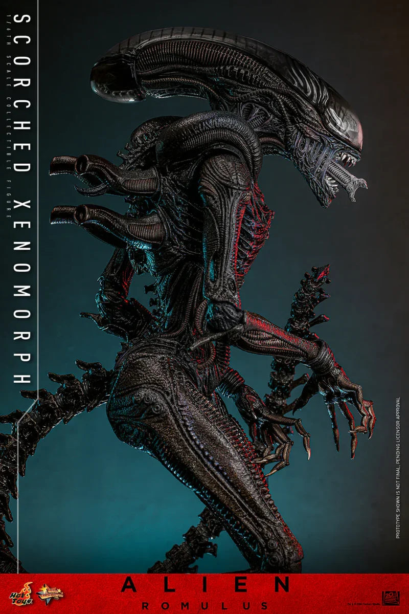 Alien: Romulus - Figura de acción coleccionable de Xenomorfo Quemado a escala 1:6