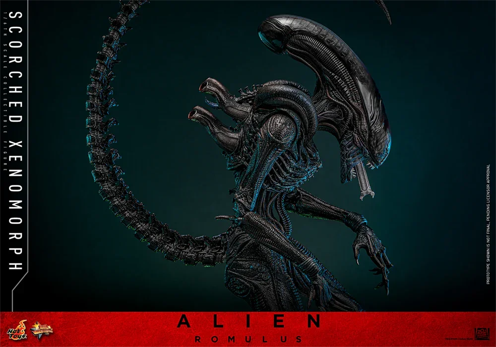 Alien: Romulus - Figura de acción coleccionable de Xenomorfo Quemado a escala 1:6