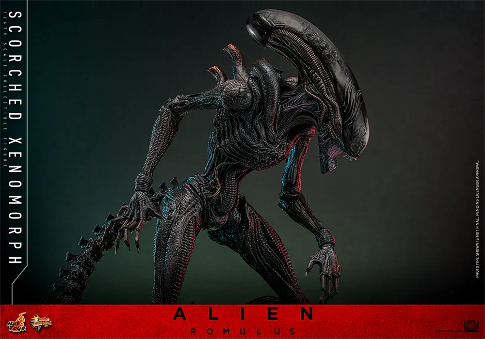 Alien: Romulus - Figura de acción coleccionable de Xenomorfo Quemado a escala 1:6