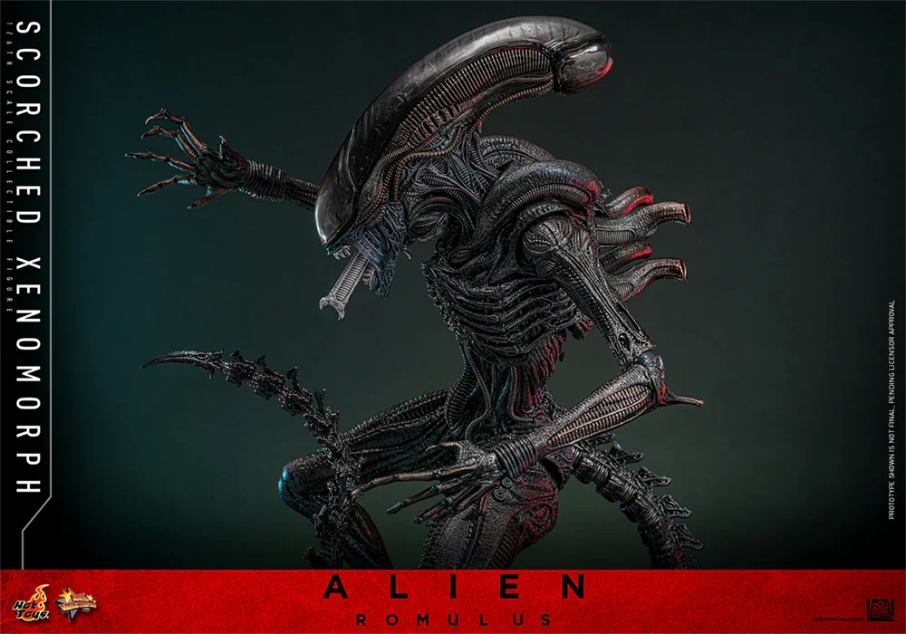 Alien: Romulus - Figura de acción coleccionable de Xenomorfo Quemado a escala 1:6