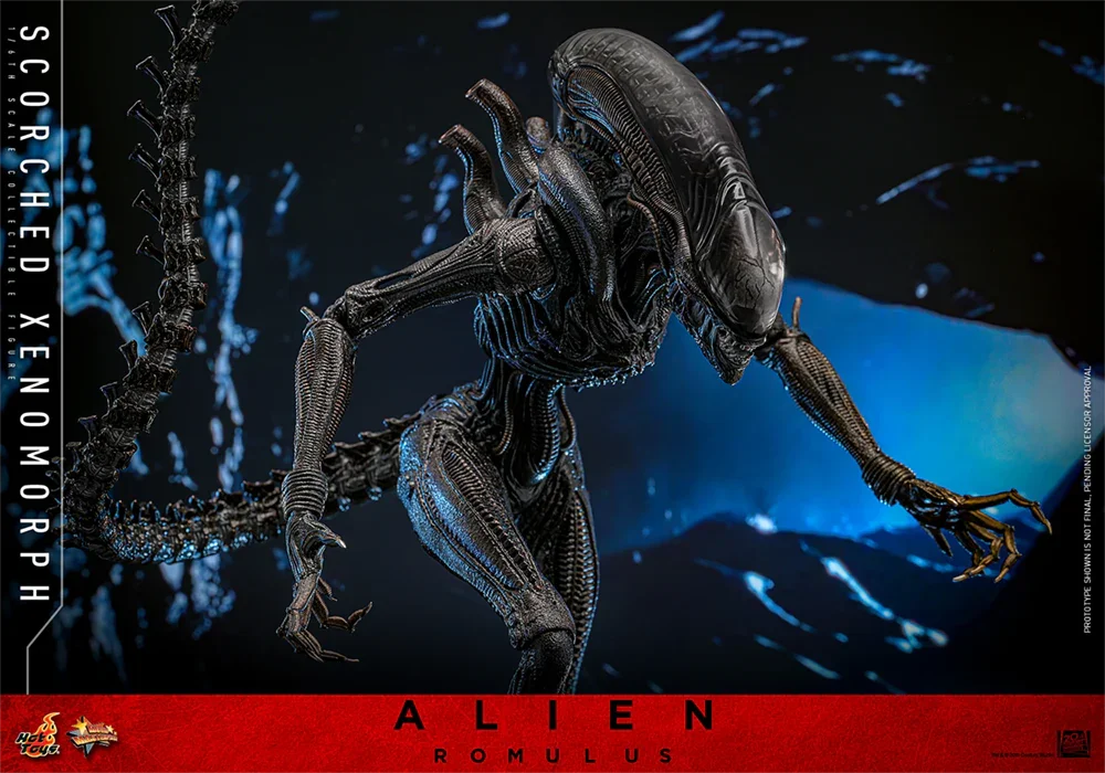 Alien: Romulus - Figura de acción coleccionable de Xenomorfo Quemado a escala 1:6