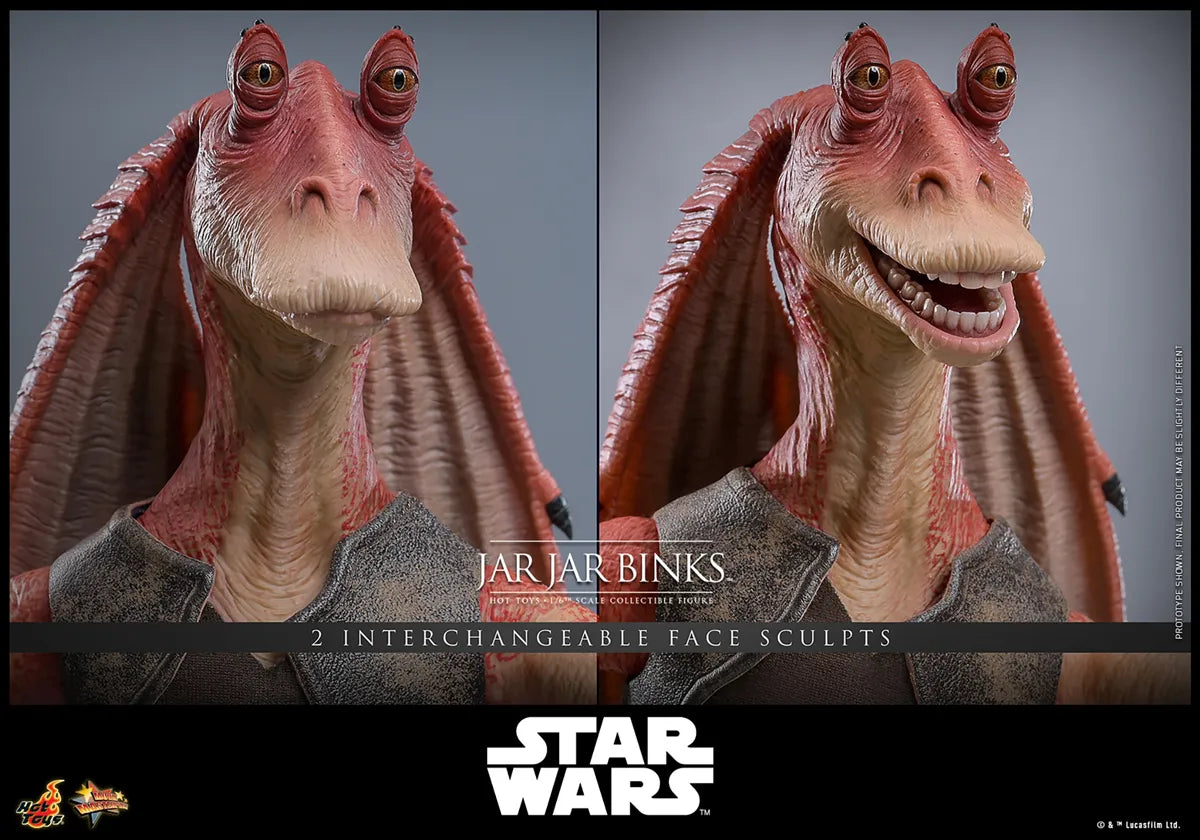 HOTMMS807 Star Wars: The Phantom Menace - Jar Jar Binks 1:6 Scale Collectable Action Figure - Hot Toys - Titan Pop Culture