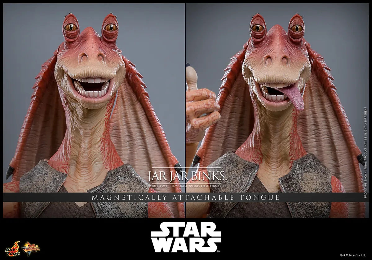 HOTMMS807 Star Wars: The Phantom Menace - Jar Jar Binks 1:6 Scale Collectable Action Figure - Hot Toys - Titan Pop Culture
