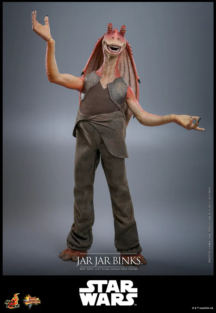 HOTMMS807 Star Wars: The Phantom Menace - Jar Jar Binks 1:6 Scale Collectable Action Figure - Hot Toys - Titan Pop Culture