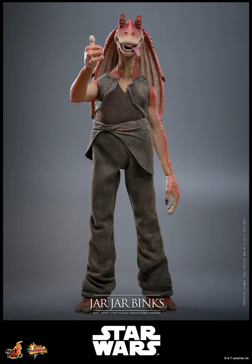 HOTMMS807 Star Wars: The Phantom Menace - Jar Jar Binks 1:6 Scale Collectable Action Figure - Hot Toys - Titan Pop Culture