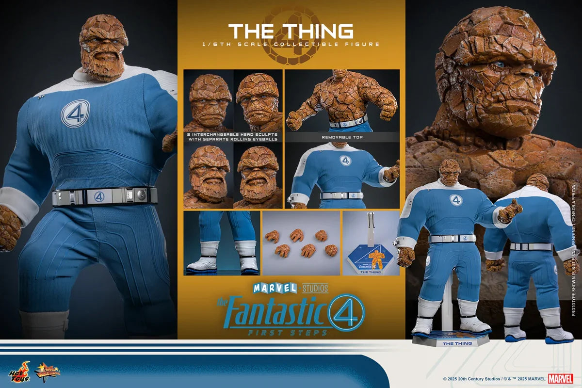 The Fantastic Four: First Steps - The Thing 1:6 Scale Collectable Action Figure