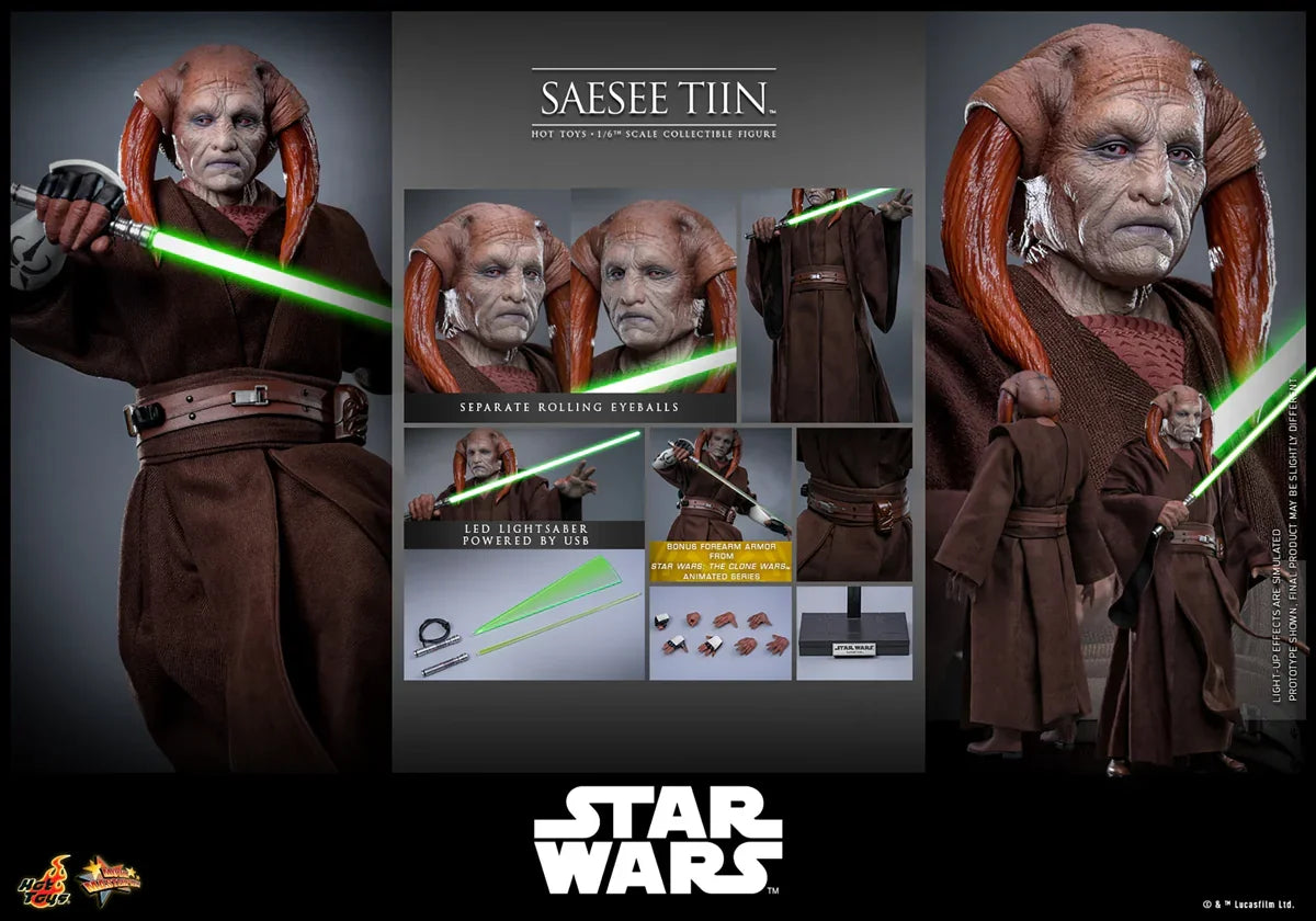 Star Wars - Figura de acción coleccionable de Saesee Tiin escala 1:6