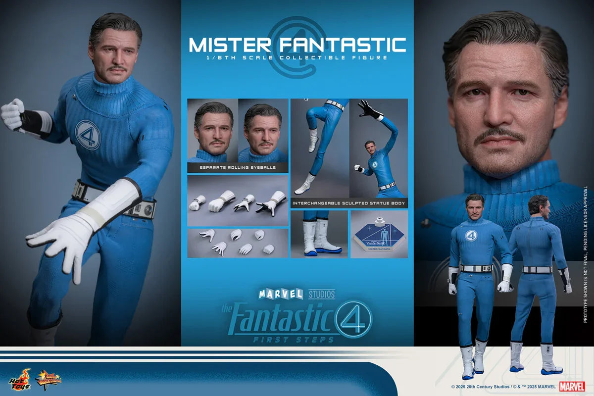 Los Cuatro Fantásticos: Primeros Pasos - Figura de acción coleccionable de Mr. Fantastic a escala 1:6