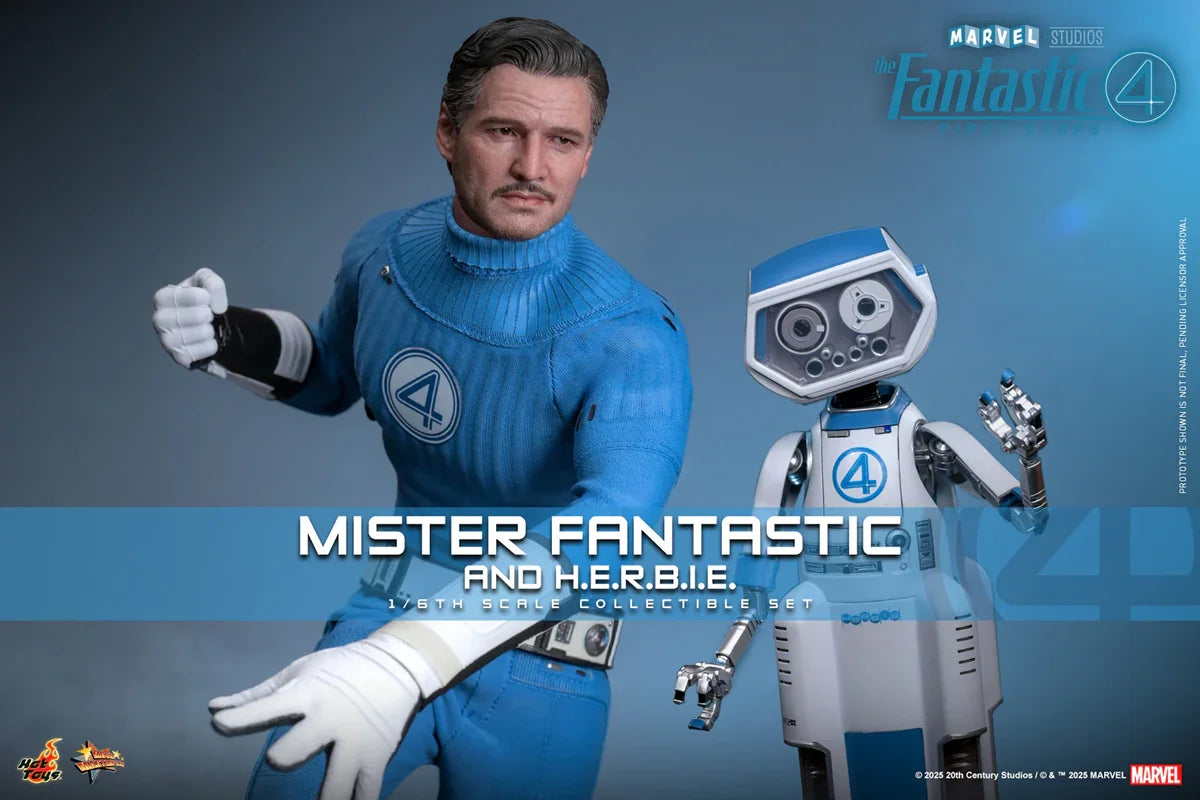 The Fantastic Four: First Steps - Mr. Fantastic & HERBIE 1:6 Scale Collectable Figure Set