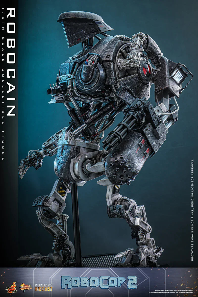 RoboCop 2 - Figura de acción coleccionable de RoboCain a escala 1:6