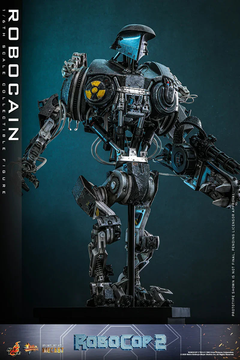 RoboCop 2 - Figura de acción coleccionable de RoboCain a escala 1:6