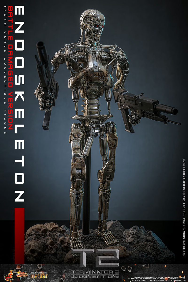 Terminator 2: Judgment Day - Endoskeleton (Battle Damaged) 1:6 Scale Collectable Action Figure