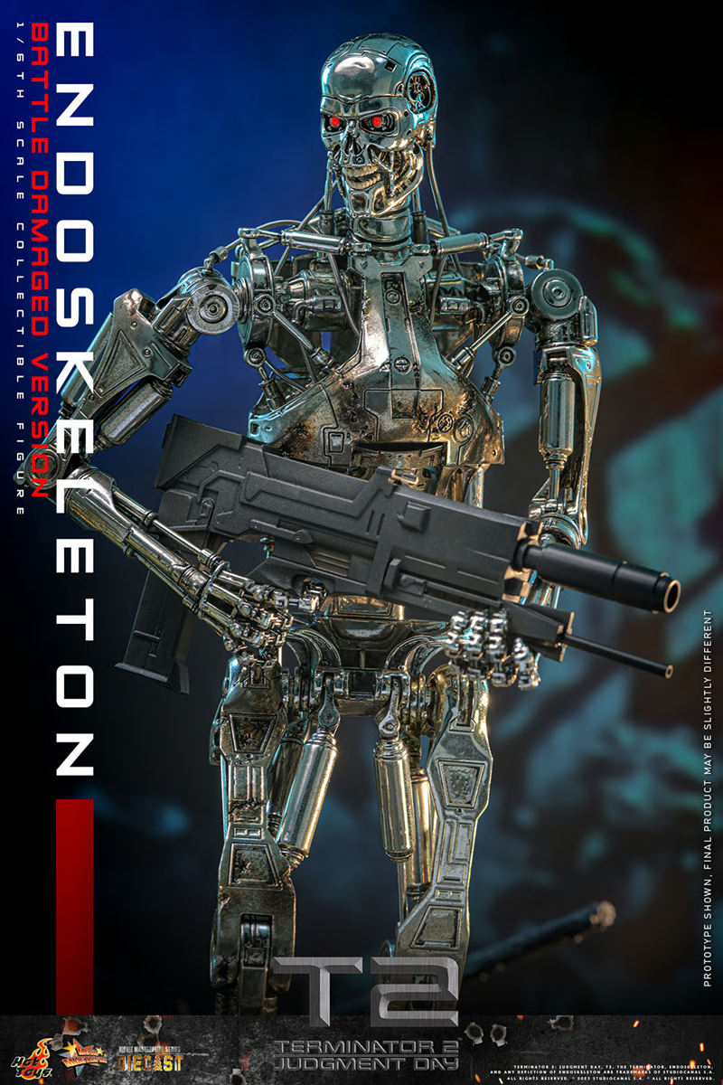 Terminator 2: Judgment Day - Endoskeleton (Battle Damaged) 1:6 Scale Collectable Action Figure