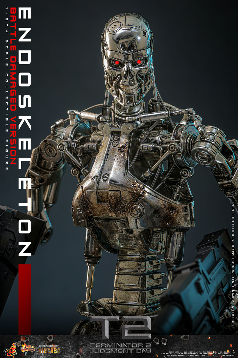 Terminator 2: Judgment Day - Endoskeleton (Battle Damaged) 1:6 Scale Collectable Action Figure
