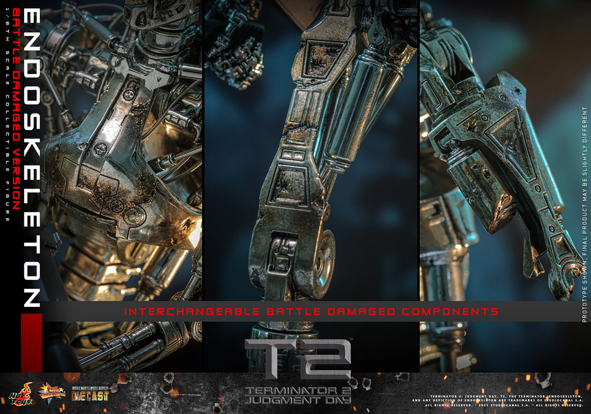 Terminator 2: Judgment Day - Endoskeleton (Battle Damaged) 1:6 Scale Collectable Action Figure