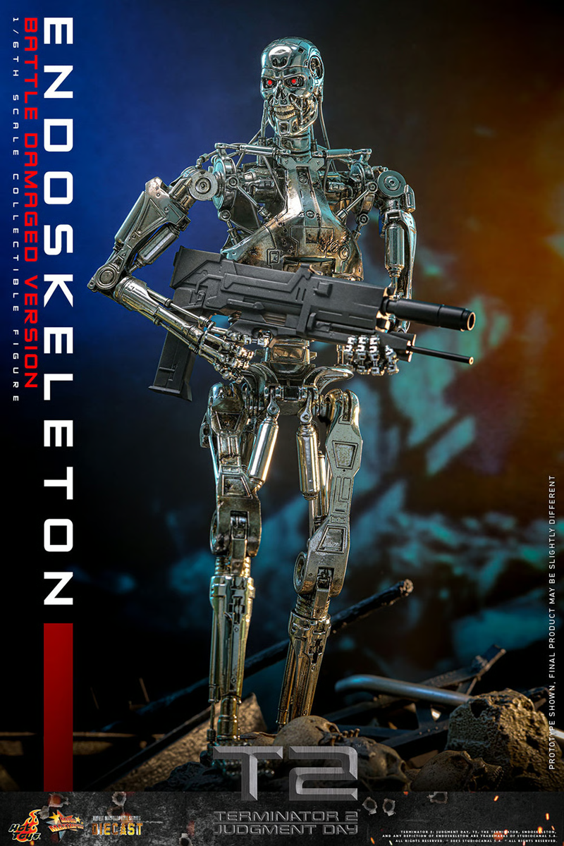 Terminator 2: Judgment Day - Endoskeleton (Battle Damaged) 1:6 Scale Collectable Action Figure