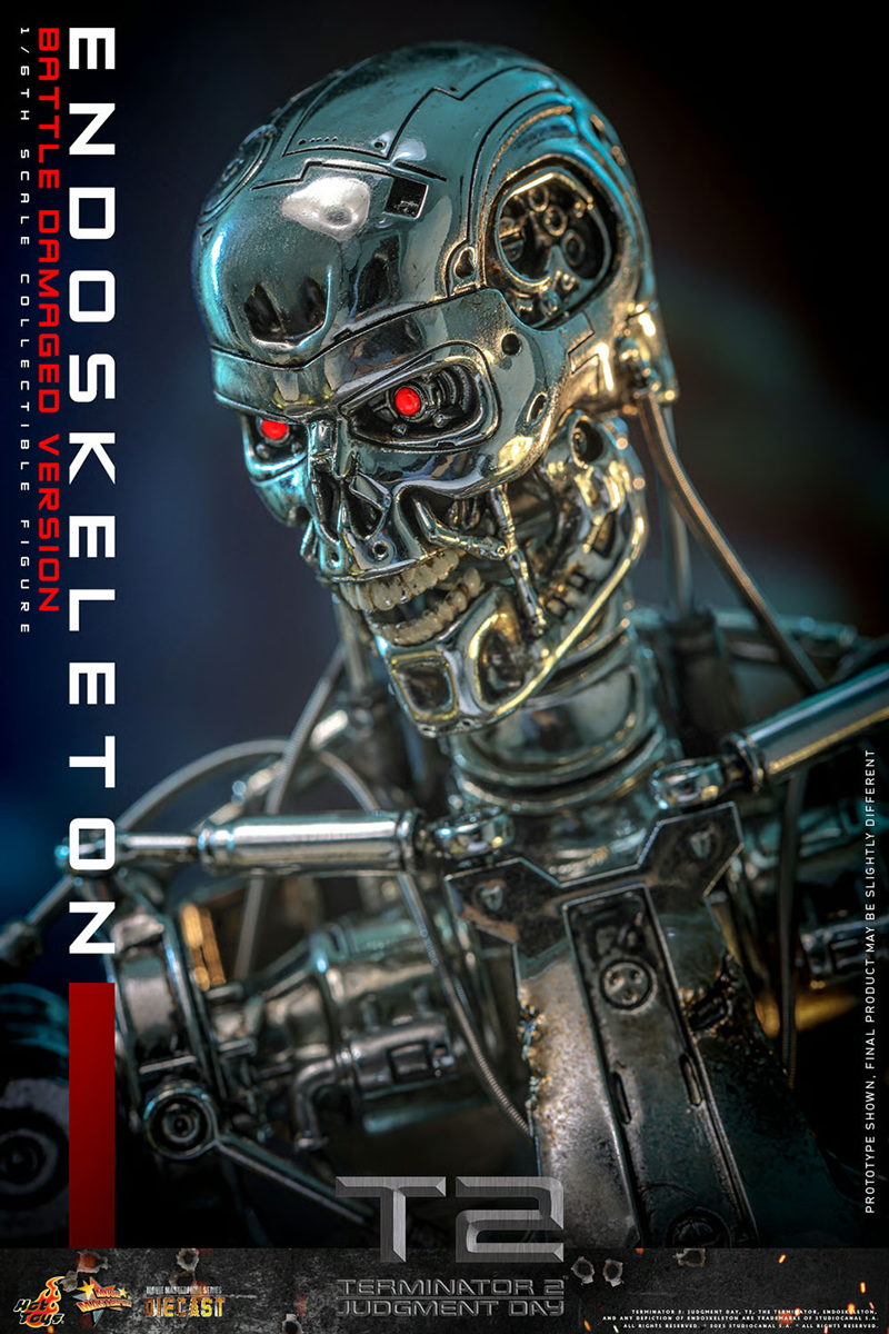 Terminator 2: Judgment Day - Endoskeleton (Battle Damaged) 1:6 Scale Collectable Action Figure