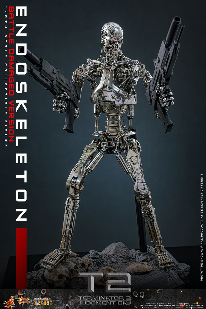 Terminator 2: Judgment Day - Endoskeleton (Battle Damaged) 1:6 Scale Collectable Action Figure