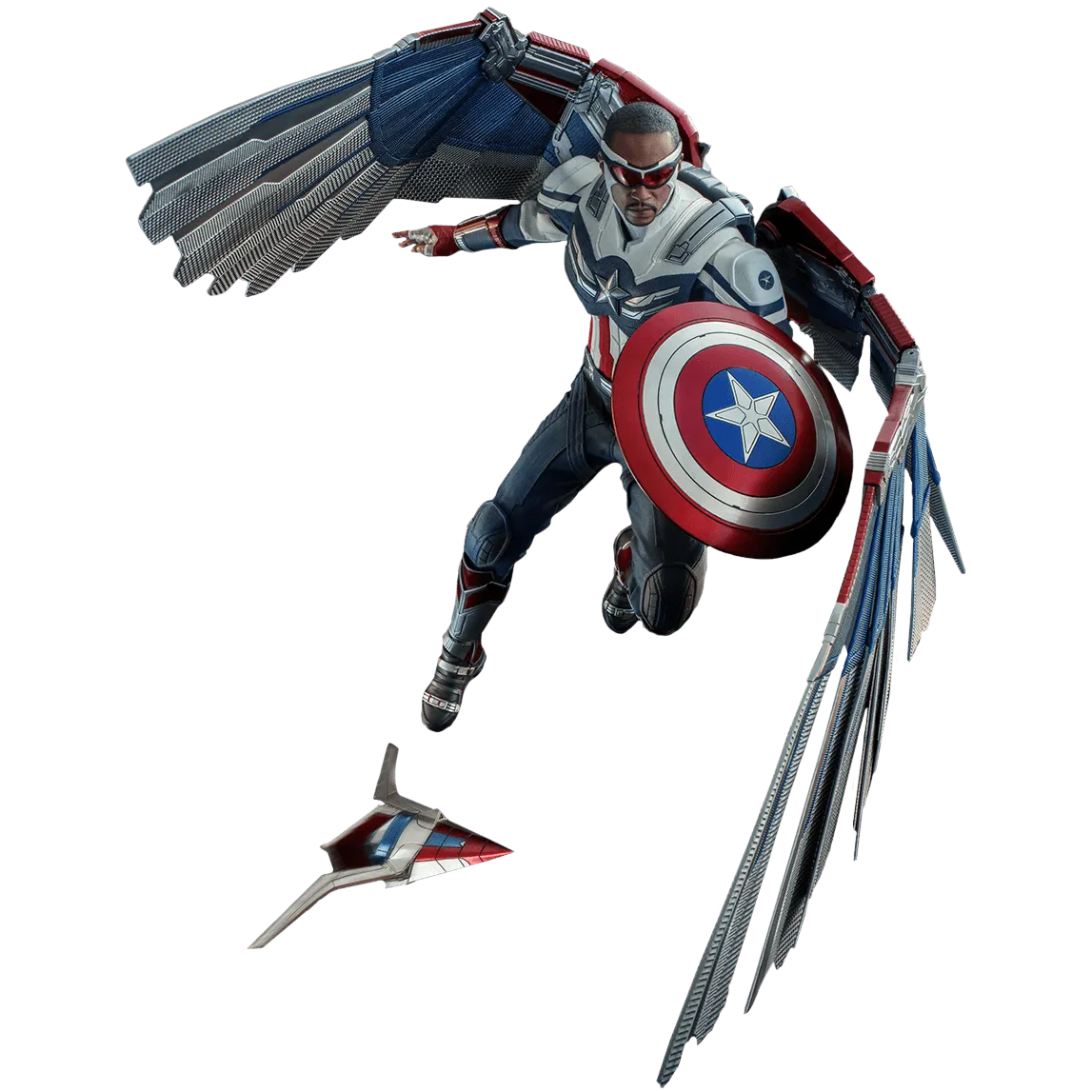 HOTTMS040 The Falcon and the Winter Soldier - Captain America 1:6 Scale Collectable Action Figure - Hot Toys - Titan Pop Culture