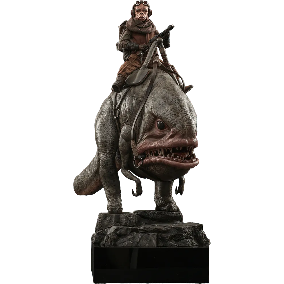 HOTTMS049 Star Wars: Mandalorian - Kuiil & Blurrg 1:6 Scale Action Figure - Hot Toys - Titan Pop Culture