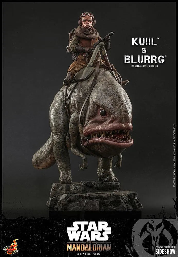 HOTTMS049 Star Wars: Mandalorian - Kuiil & Blurrg 1:6 Scale Action Figure - Hot Toys - Titan Pop Culture