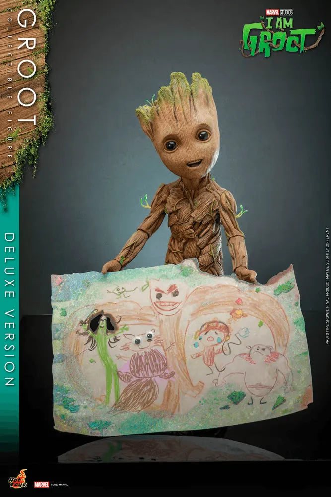 HOTTMS089 Guardians of the Galaxy - I Am Groot: Groot Deluxe 1:6 Scale Collectable Action Figure - Hot Toys - Titan Pop Culture