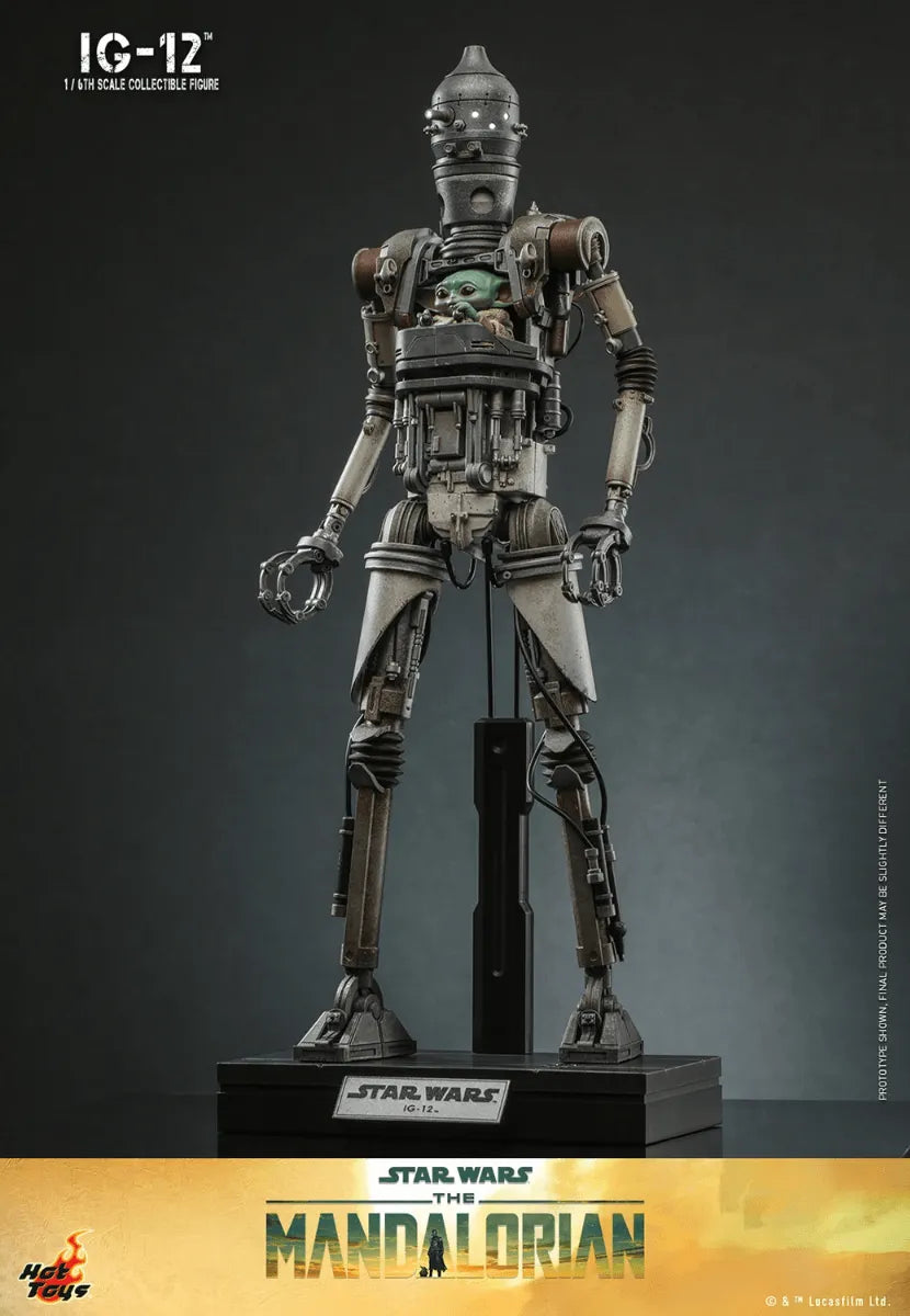 HOTTMS104 Star Wars: Mandalorian - IG-12 1:6 Scale Collectible Figure - Hot Toys - Titan Pop Culture