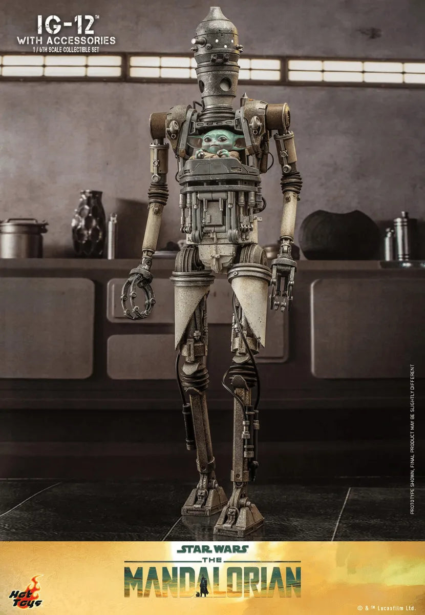 HOTTMS105 Star Wars: The Manadalorian - IG-12 1:6 Scale Collectible Figure Set - Hot Toys - Titan Pop Culture